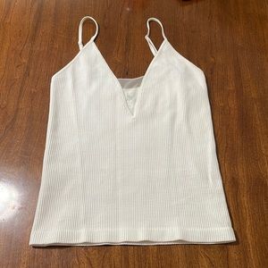 Free people White v neck cami
